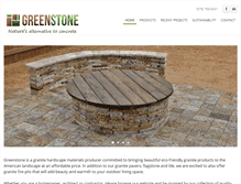 Tablet Screenshot of greenstoneproductsonline.com